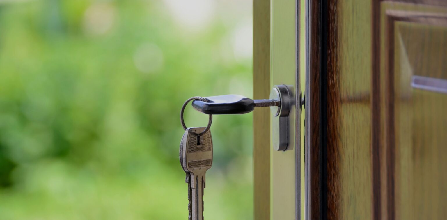 Key stuck in a lock banner
