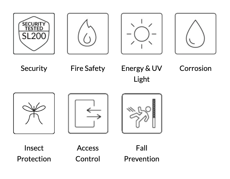 Protec safety test icons